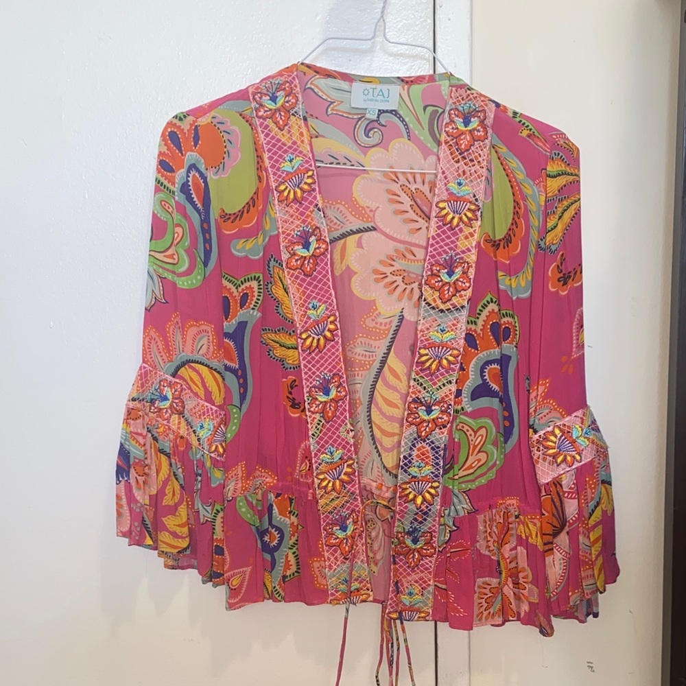 TAJ Colorful Kimono Top